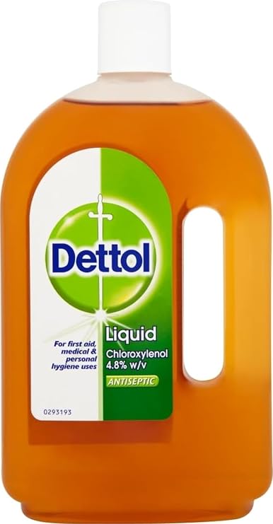 Dettol Original Antiseptic Liquid, For First Aid and Hygiene, 750ml | Multipurpose use, All round protection, First aid, medical & personal hygiene, Contains chloroxylenol, Kills 99.9% of germs