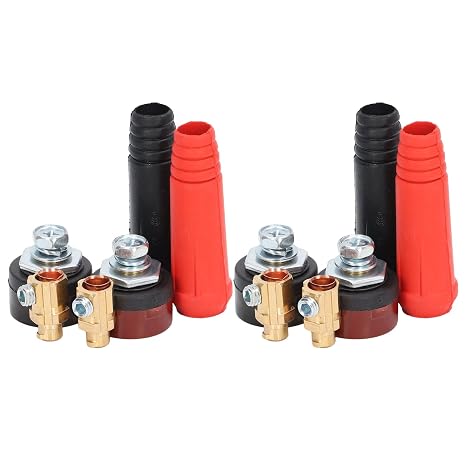 Welding Cable Panel Connector, Quick Fitting Welder Plug Socket Standard Design for Power Supply