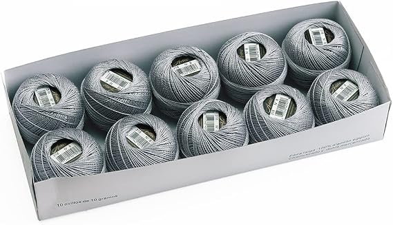 43 Yards/Ball Double Mercerized Long Staple Egyptian Cotton Embroidery Thread Size 8 Pearl Cotton Crochet Thread 5 Grams Each Ball