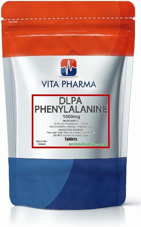 VITA PHARMA DL-Phenylalanine 1000mg 365 Tablets