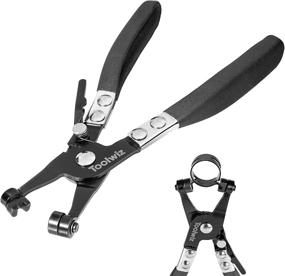 Toolwiz Hose Clamp Plier, Heavy Duty Hose Clamp Tool with Locking Device