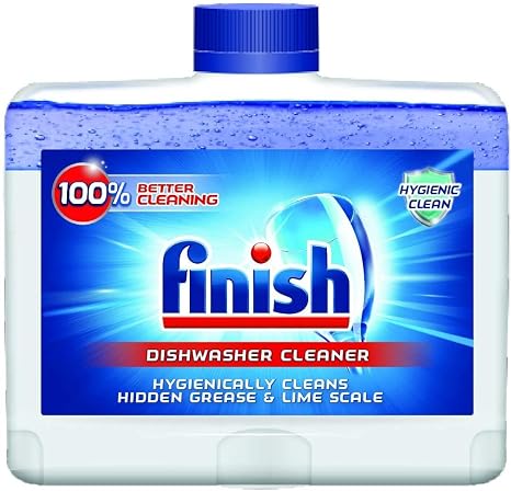 Finish Dual Action Dishwasher Cleaner: Fight Grease & Limescale, Fresh, 8.45 oz (Pack of 6)