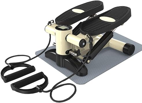 Mini Stepper,Fitness Stair Stepper - Multi-Function Hydraulic Stovepipe Dynamic Exercise, Portable Stair Stepper, LCD Di