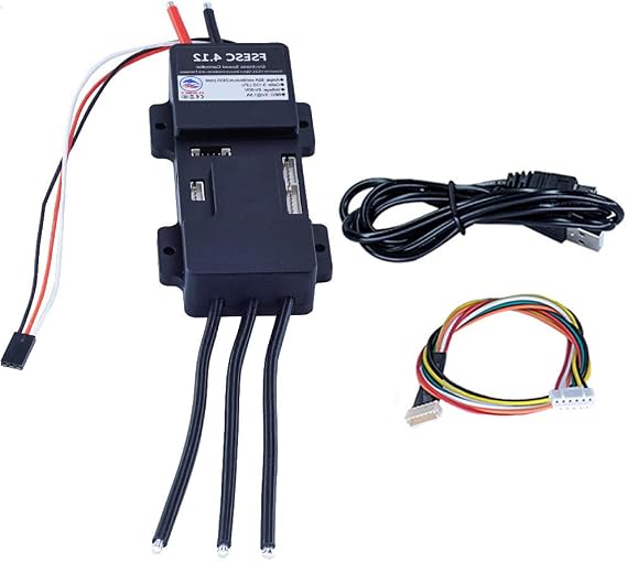 FLIPSKY FSESC 4.12 50A Based on ESC 4.12 with Aluminum Case DIY ESC for Skiing Board/E-Robot Electric Speed Controller