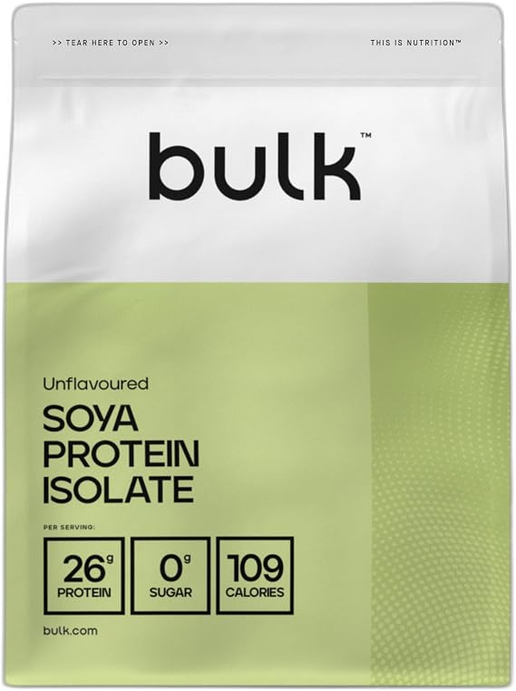 Bulk SOYA Protein Isolate Powder, Unflavoured, 2.5 kg
