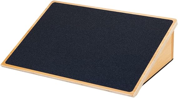 StrongTek Wooden Slant Board for Squats, 19.6-Inch Wide, 25 Incline | 1000 lb Capacity, Dual Non-Slip Grip, Three-Point Support, Calf Stretching, Knee Mobility and Lower-Body Training