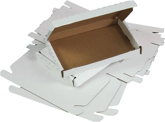 Triplast C6 160 x 110 x 20 mm White PIP Cardboard Large Letter Postal Box for Royal Mail (Pack of 10)