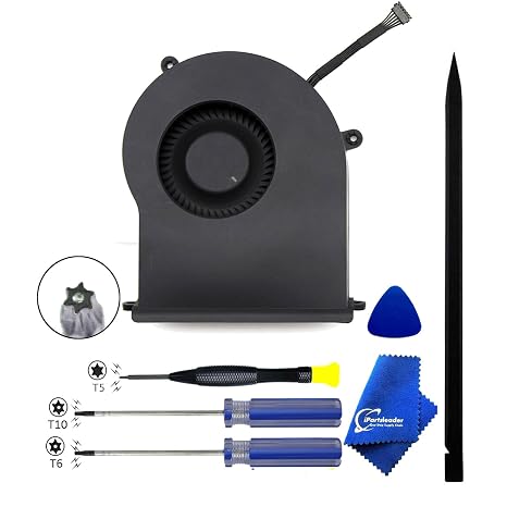 A1993 CPU Cooling Cooler Fan Replacement Fit for Mac mini (Space Grey,2018,EMC 3213) 923-02434 610-00302-01 MG90151V1-C011-S9A (Fit to AD520K01)