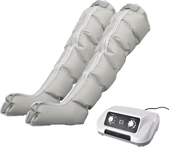 Lymphatic Drainage Massager Legs - Air Compression Leg Massager for Lipedema Treatment, Calf & Foot Massager - Quiet, Full Leg Wrap, 360° Massage