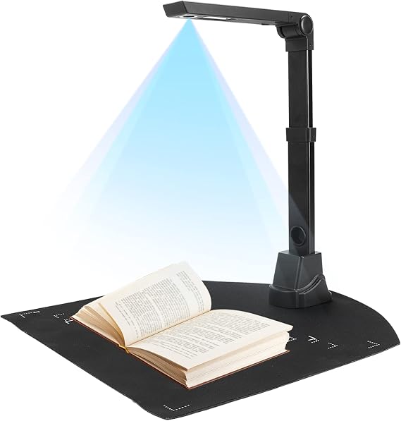 NetumScan 13MP Book Document Camera for Teachers,Capture Size A3/A4