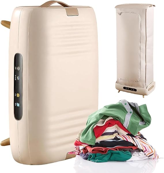 Electric Clothes Dryer, Foldable Dryer Machine Automatic Ironing Machine,Portable Dryer, Travel and Small Spaces, For Light Clothes and Baby Clothes
