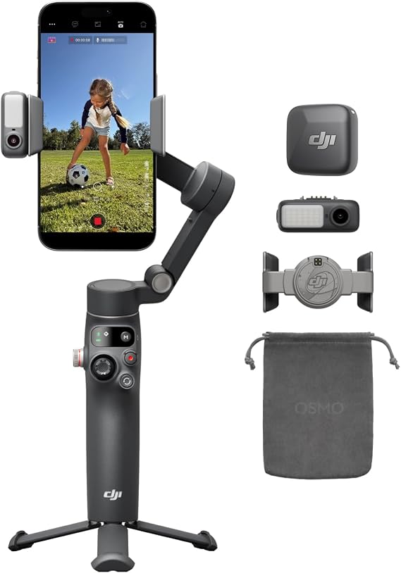 DJI Osmo Mobile 8 + Mic Mini Transmitter (Infinity Black)