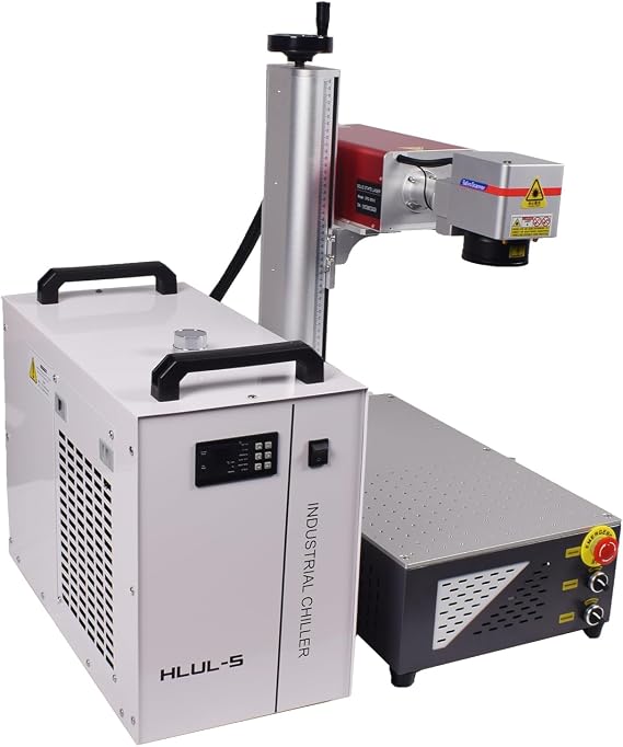 CRS 10W/15W UV laser marking machine UV Engraver for Leather/Glass/Wood/Acrylic/Plastic 175x175MM lens (15W)