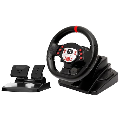 DOYO 180 Racing Wheel with Pedals for PS3, PS4 & Switch, Paddle Shifters