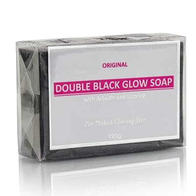 Relumins Black Soap with Plant-Based Extracts 120g Face & Body Bar for All Skin Types Gently Helps Improve the Appearance of Uneven Skin Tone, Blemishes, and Dullness x 5 Bars