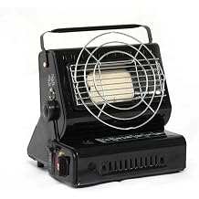 Portable Gas Heater For Outdoor Camping, Hiking, Fishing, Caravan & Skiing Trips - Emergency, Safety Grill, Auto Ignition, Carry Handle & Temp Control
