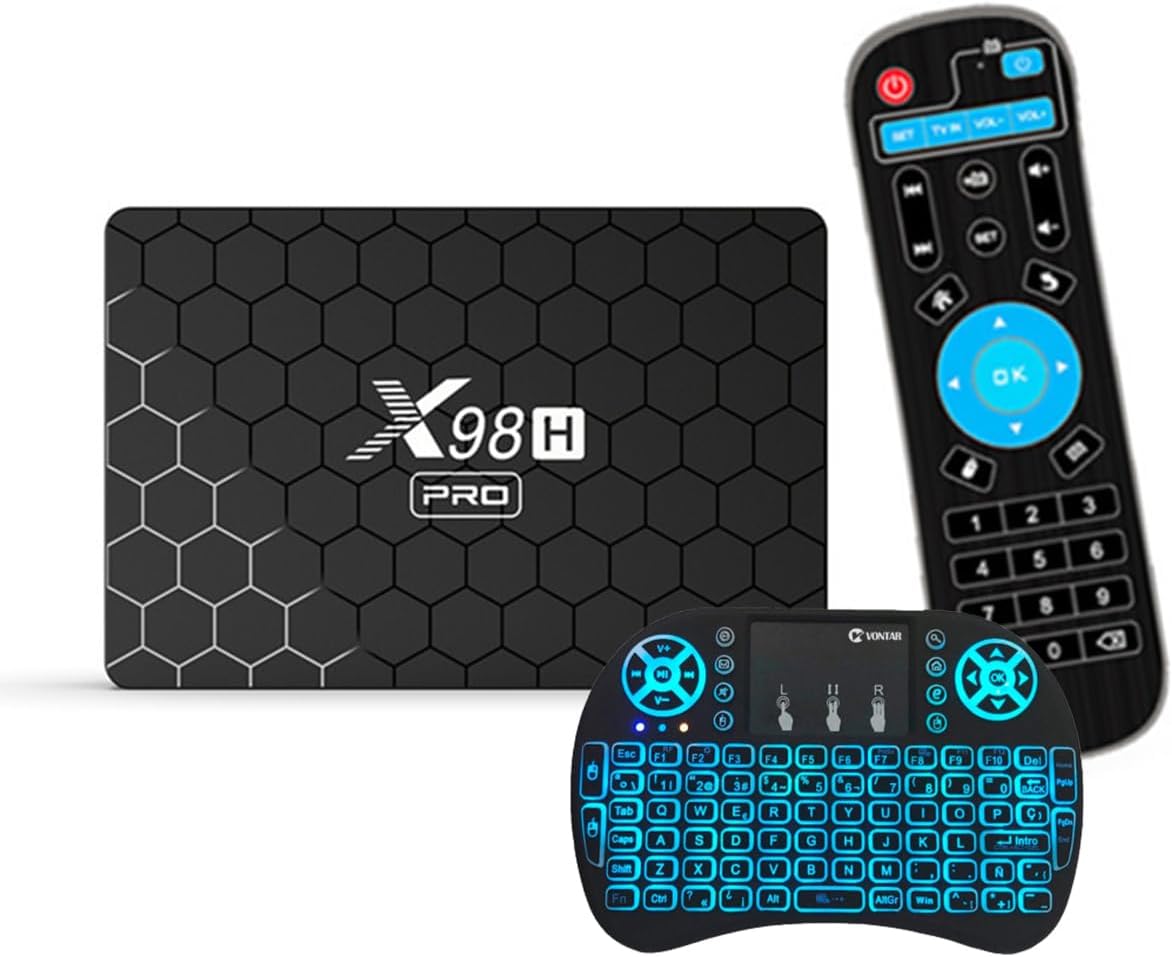 CHROX Android TV Box 12.0, x98h pro x98h pro RK3528 Quad Core 64 bit, Support Dual Band WiFi 6 and Bluetooth 5.0 4K6K8K Ultra HD Smart TV Box, 4gb32gb
