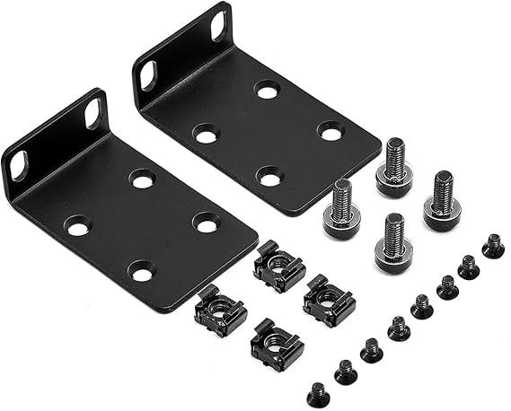 Rack Mount Kit 19" Large Switch Rack Ears Compatible for Cisco Small Business Series (18-50 Port Models) RM-300-19