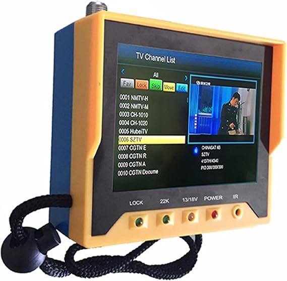 KPT-356H 3.5 InchHandheld TFT LCD Multi-Function (DVB-S/S2) Digital Satellite Finder 6933 V8 Finder2