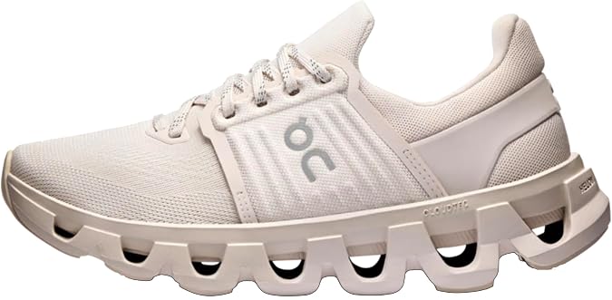 On Women's Cloudswift 4 AD Sneakers, Sand/Ivory, 8.5 Medium US