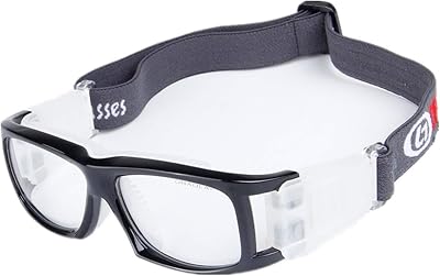 Sports Basketball Goggles Safety Protective Glasses Eyewear for Adults Youth Football Volleyball Hockey Rugby Black