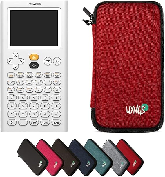 NumWorks including a WYNGS protective case in Red - Basic Set