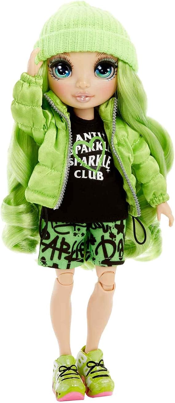 Rainbow Surprise Rainbow High Jade Hunter - Green Clothes Fashion Doll with 2 Complete Mix & Match Outfits and Accessories, Toys for Kids 4 to 15 Years Old