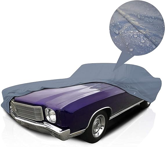 Supreme Full Car Cover Semi Custom Fit for Full-Size Cars | Dustproof, Windproof, UV Protection, Breathable & Durable All-Weather Protection | Fits Buick Regal 1978-1987 Sedan 4-Door