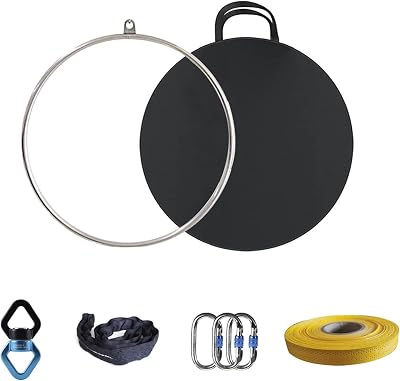 Lyra Hoop Aerial Yoga Ring Aerial Hoop with Storage Bag, 360 Swivel Acrobatic Ring Set for Professionals Beginners, Women Flexibility Tensile Trainer for Gymnastics Dance Weight Loss  Size : Dia 80c