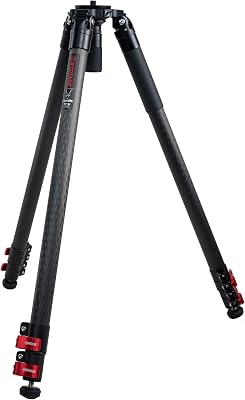 IFOOTAGE Gazelle TC7 Carbon Camera Tripod, 61 Professional Video Tripod 3 Sections with Quick Release Handle,Compatible with DSLR Camcorder