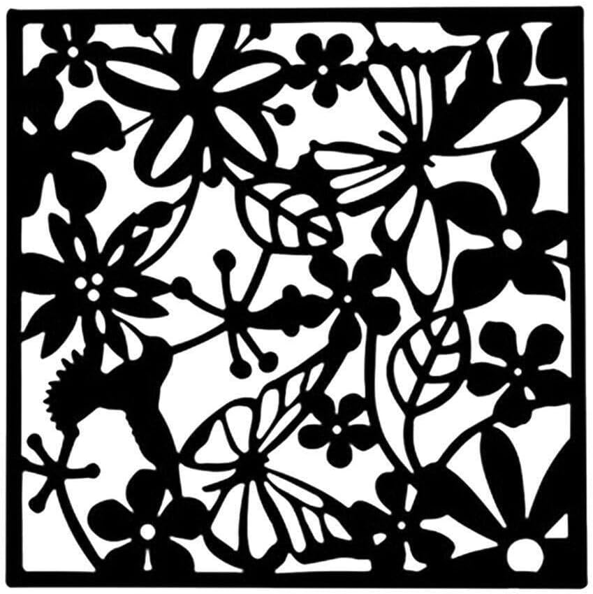 12pcs Hanging Room Dividers Screen, Carving Openwork Room Divider Screen Wall Dividers Room Decoration NO.400Black