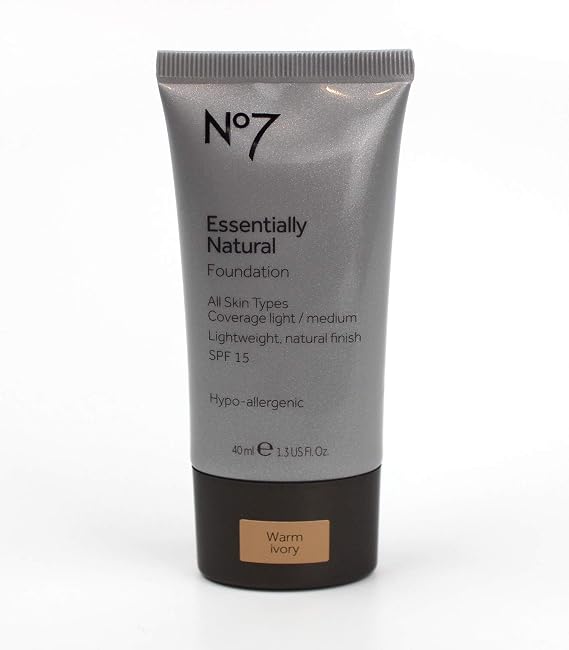Boots No7 Essentially Natural Foundation 40ml - Warm Ivory