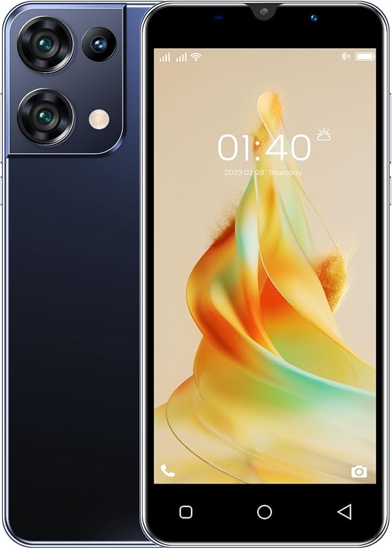 Unlocked Android Phones, Android 10.0 Unlocked Cell Phones 1+8G Smart Phone 6.0 inch Mobile Phone 2800mAh Smartphones 2025 Cellphones (Black-1)