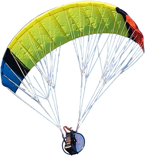 1.5m Wingspan Electric RC Stunt Paraglider Model for Adults, 2.4G RC Helicopter Nylon Canopy Fabric Aerial Stunt Flying Toy, Adult for Beginners (RTF)