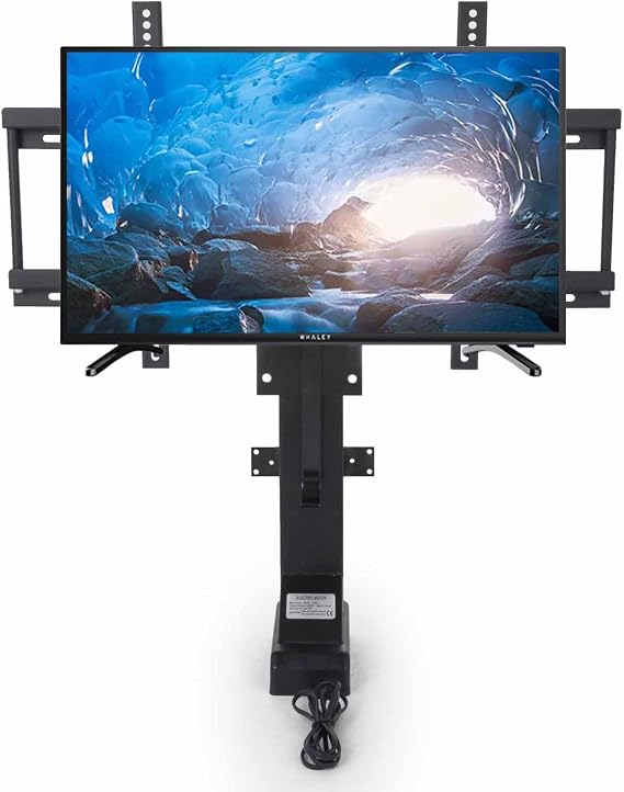 Motorized TV Lift Stroke Length 35 Inches Electric TV Lift Mechanism Mount Fit for 28" - 65" TV LCD Plasma Monitor Lift Motor Cabinet
