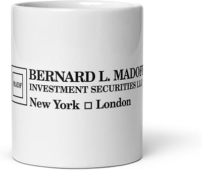 Madoff Mug Premium Quality Printed Coffee Mug, Comfortable to Hold, Unique Gifting Ideas for Friendcoworkerloved Ones, 11oz, White