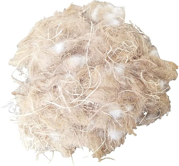 YJJKJ Natural Mixing Nesting Material Pads for Bird Nest, Bird Nest Material, Great for Nest Building and Hideouts, 40g/1.4 oz