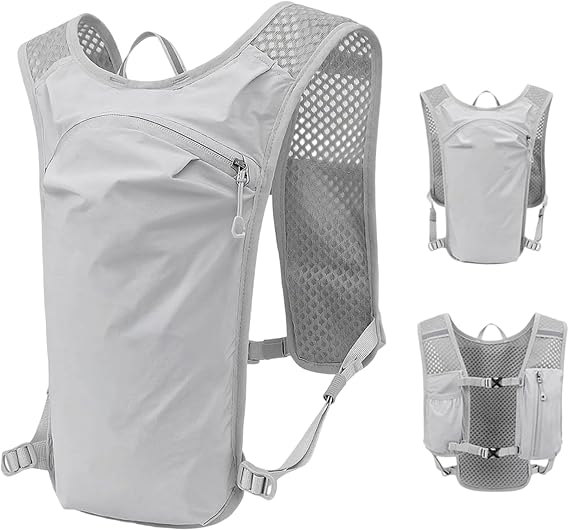 Running Hydration Vest Backpack, 5L Lightweight Hydration Backpack for Men Women, Breathable Running Vest for Trail Hiking Cycling Marathon