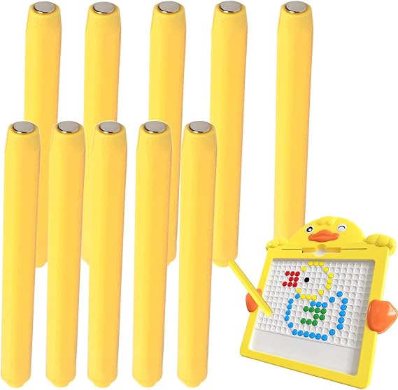 10 Pieces Magnetic Toy Pen,Lightweight Magnetic Drawing Pens,High-Precision Doodle Tool,Drawing Instrument