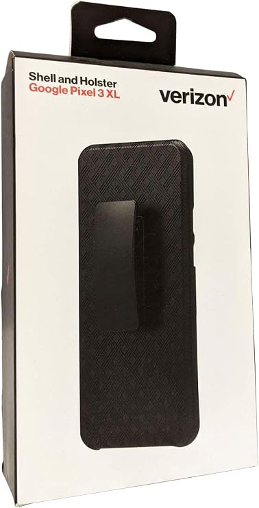 Verizon Hardshell Case and Holster for Google Pixel 3 XL - Black