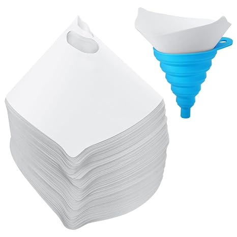 JANYUN 100Pcs Paint Filter, 190 Micron Resin Filter Disposable Paint Strainers