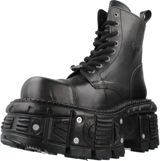 New Rock M-tank083-c1 Unisex Platform Boots
