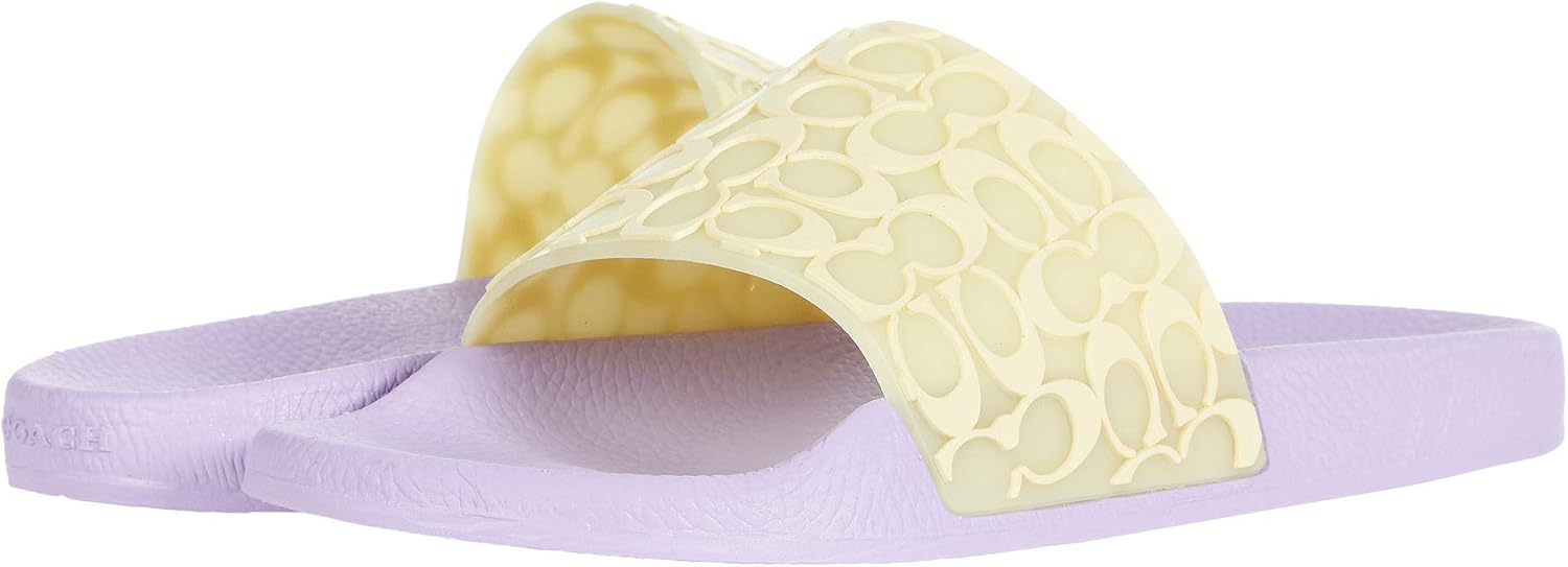 Coach Udele Slide Pale YellowLilac, PaleYellowLilac