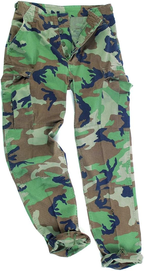 Teesar BDU Trousers Ripstop Prewashed Woodland