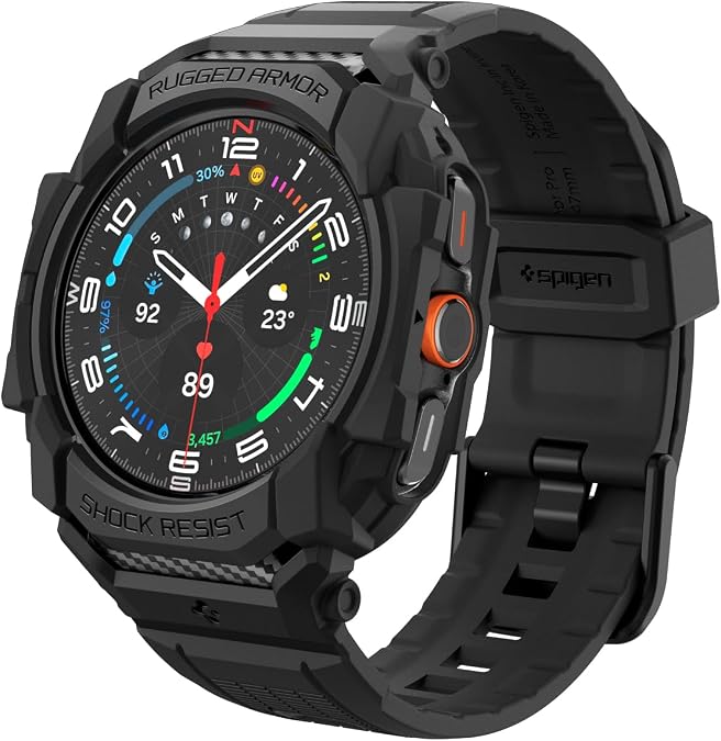 Spigen for Samsung Galaxy Watch Ultra Band with Case (2025/2024)