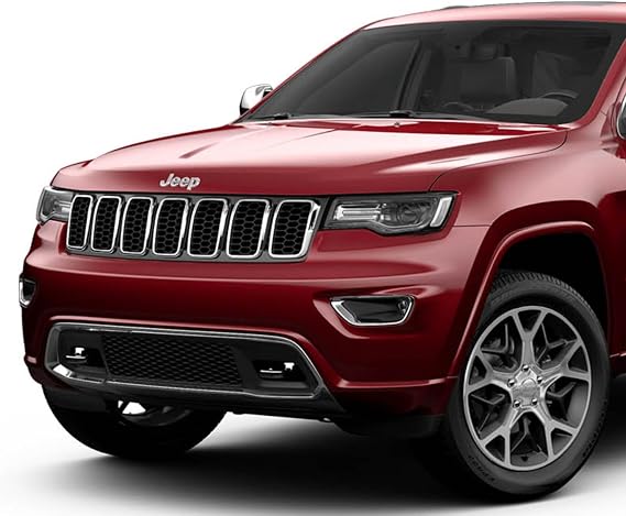 Autogem 20192023 Jeep Grand Cherokee Chrome Grille Premium Front Grille Replacement | Chrome Housing | Direct Fit Upgrade