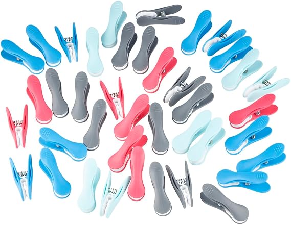 Lakeland Pack of 40 Soft Grip Clothes Pegs Clothes Pin Laundry Pegs Washing line Pegs Multi Colour