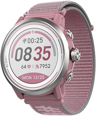 COROS APEX 2 Pro Outdoor GPS Watch, 1.3 Sapphire Titanium, 24-Day Battery Life, Dual-Freq GPS, On-Wrist Navigation, Offline Maps, Heart Rate Monitor, Track Sleep, Running, Biking, Climbing-Pink