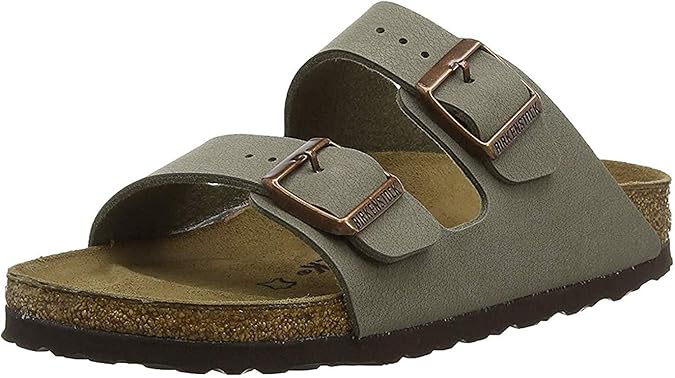 Birkenstock Unisex Arizona Sandal,Stone Birkibuc,41 N EU