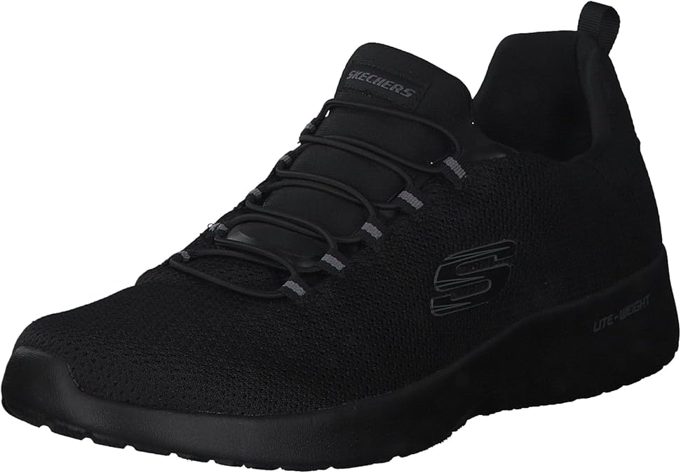 Skechers Men's Satisfaction 58350-bbk Trainers